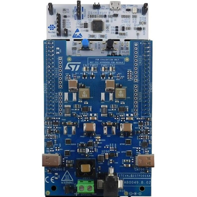 STMicroelectronics STEVAL-2STPD01, USB Type-C Power Delivery Eval Board Evaluation Board for NUCLEO-G071RB STM32