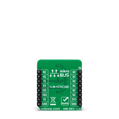 MikroElektronika MIKROE-4974, TFmini Click Infrared Distance Sensor Adapter Board for mikroBUS socket for Four