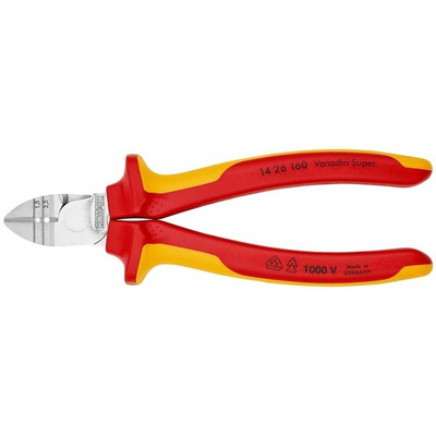 Knipex VDE/1000V Insulated 160 mm Side Cutters