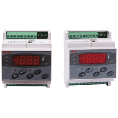 Eliwell DR 985 On/Off Temperature Controller, 70 x 85mm, PTC Input, 230 V ac Supply