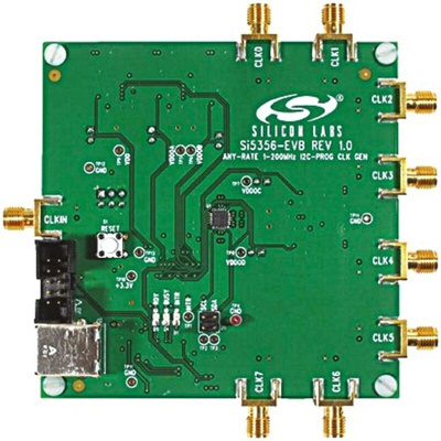 Skyworks Solutions Inc Si5356-EVB, Clock Generator Evaluation Board for Si5356