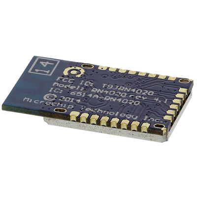 Microchip RN4020 Bluetooth Smart (BLE) Module RN4020-V/RM120