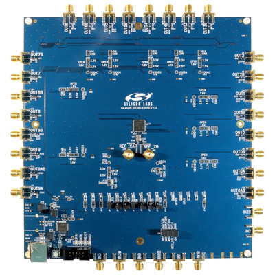 Silicon Labs Si5380-EVB, Clock Multiplier/Jitter-Attenuator Evaluation Board for Si5380