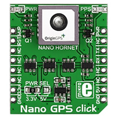 MikroElektronika Nano GPS click Nano Hornet GPS mikroBus Click Board MIKROE-1912