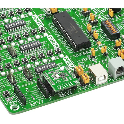 MikroElektronika ccRF Click CC2500 RF Transceiver mikroBus Click Board for Active RFID, Game Controllers, Home &