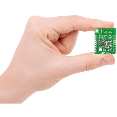 MikroElektronika ccRF Click CC2500 RF Transceiver mikroBus Click Board for Active RFID, Game Controllers, Home &