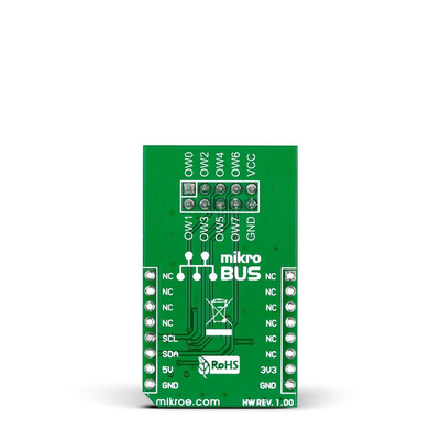 MikroElektronika I2C 1-Wire click DS2482-800 Development Kit for MikroBUS MIKROE-1892