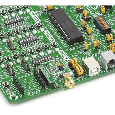 MikroElektronika RF Meter Click MCP3201 RF Power Measurement mikroBus Click Board 1 → 8GHz MIKROE-2034