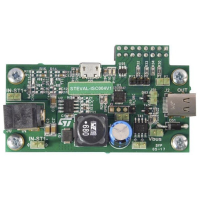 STMicroelectronics Evaluation Board STEVAL-ISC004V1 Evaluation Kit for Nucleo-F072RB, On Board DC-DC STEVAL-ISC004V1