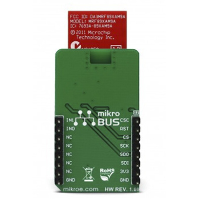 MikroElektronika MiWi 2 click MRF89XAM9A for Alarms, Applications for Remote Keyless Access, Data Loggers, Developing