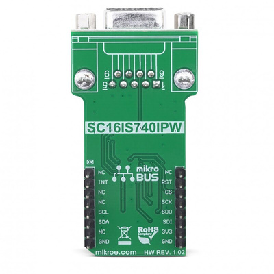 MikroElektronika UART I2C/SPI Click SC16IS740 MIKROE-3349