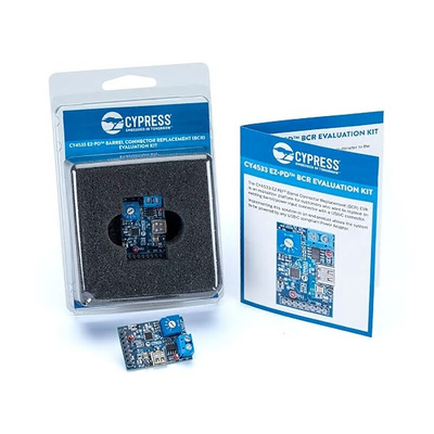 Infineon EZ-PD Barrel Connector Replacement (BCR) Evaluation Kit CY4533 Evaluation Kit CY4533