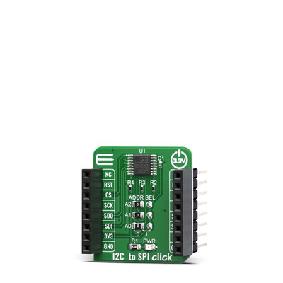 MikroElektronika 12C to SPI click SC18IS602B Development Kit for Interface Between SPI Bus and I2C Bus MIKROE-3743