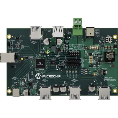 Microchip EVB-USB5816 Evaluation Board USB5816 Interface Board for Provides the necessary requirements and interface