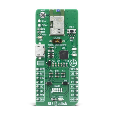 MikroElektronika BLE 5 Click PAN1760A Bluetooth for PAN1760A 2.4GHz MIKROE-4120