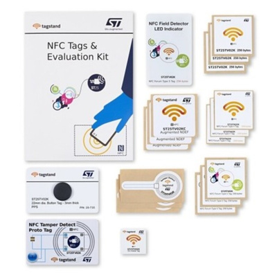 STMicroelectronics Set of ST25TA and ST25TV Series NFC Tags ST25TA, ST25TV Evaluation Base Board for ST25T Product