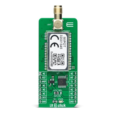 MikroElektronika LR 3 Click 32001345, TXB0106 LoRa Add On Board for mikroBUS socket 863 → 870MHz MIKROE-4616