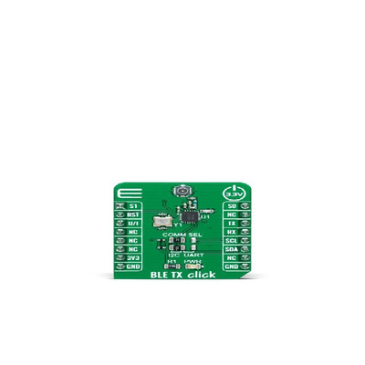 MikroElektronika BLE TX Click Bluetooth 5.2 transmitter Bluetooth Add On Board for mikroBUS socket 2480MHz MIKROE-4668