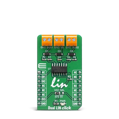 MikroElektronika Dual LIN Click TLE7268SKXUMA1 for BCM MIKROE-3870