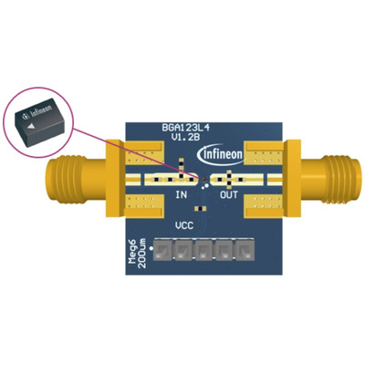 Infineon Small Footprint Ultra Low Current Low Noise Amplifier for Global Navigation Sattelite System Diode Low Noise