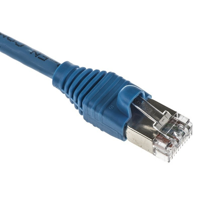 COMMSCOPE Blue Cat6 Cable U/UTP LSZH Male RJ45/Male RJ45, Terminated, 2m