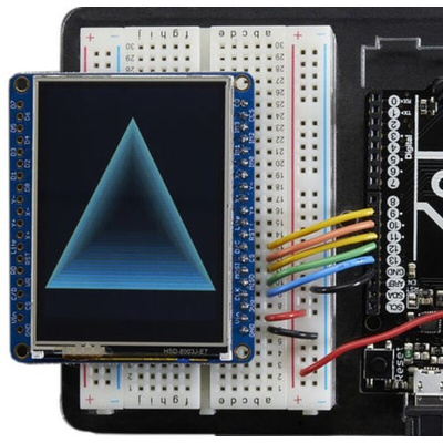 Adafruit 2478, TFT LCD Display 2.4in Resistive Touch Screen Display Module for MicroSD Socket - ILI9341