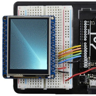 Adafruit 2478, TFT LCD Display 2.4in Resistive Touch Screen Display Module for MicroSD Socket - ILI9341