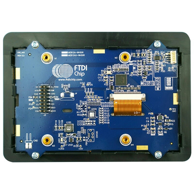 Bridgetek ME812A-WH50R, FT812 Embedded Video Engine (EVE) 5in Resistive Touch Screen Development Module With Quad SPI