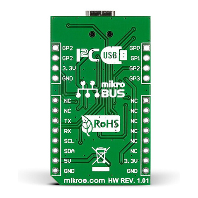 MikroElektronika USB 12C click MCP2221 Development Kit for MikroBUS MIKROE-1985