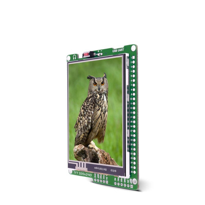 MikroElektronika MIKROE-2588, mikromedia for PIC18FK 2.8in TFT Color Display Development Module With PIC18F67K40