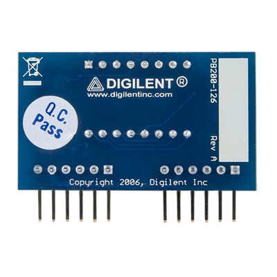 Digilent 410-126, Pmod SSD 7 Segment Display Display Module With Two 6-pin Pmod connectors with GPIO interfaces