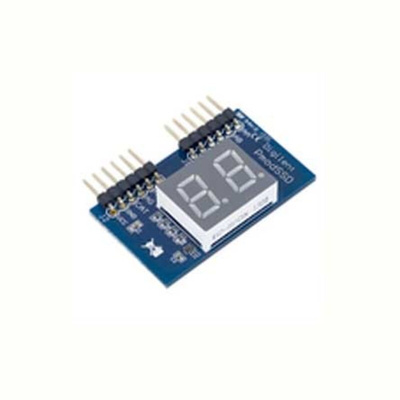Digilent 410-126, Pmod SSD 7 Segment Display Display Module With Two 6-pin Pmod connectors with GPIO interfaces