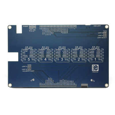 MikroElektronika MIKROE-2812, mikromedia 7 for STM32 Shield With five mikroBUS™ sockets for STM32F4, STM32F7