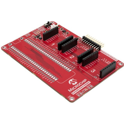 Microchip AC164162 for use with Mikrobus Click Modules, Xplained Pro Extension Boards