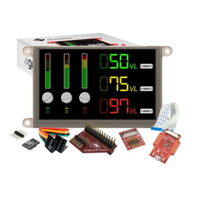 4D Systems SK-4Discovery-50W, Wifi/Bluetooth 5in TFT Starter Kit With Diablo16 for 4Discovery 5 in Display Module