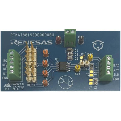 Renesas Electronics RTKA788152DE0000BU Evaluation Board RAA78815x RF Transceiver Evaluation Board for RS-485