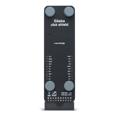 MikroElektronika Silabs Click Shield mikroBUS host socket Bluetooth, Wi-Fi Development Kit for MCU Starter Kit