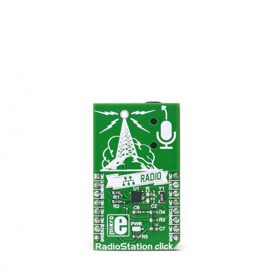 MikroElektronika RadioStation Click Si4713-B30 mikroBus Click Board 76 → 108MHz MIKROE-2822
