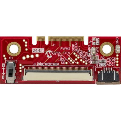 Microchip AC320213, 24-bit Graphics Pass Through Card VGA Daughter Board for Microcontroller Starter Kits