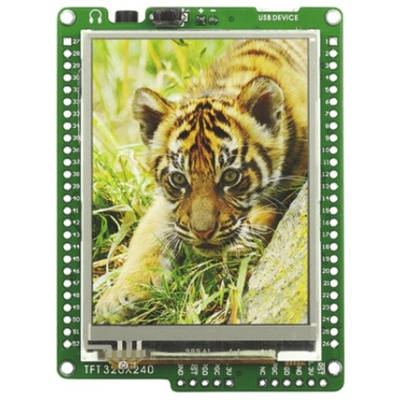 MikroElektronika MIKROE-597, mikromedia for PIC32 2.8in TFT Color Display Development Board With PIC32MX460F512L