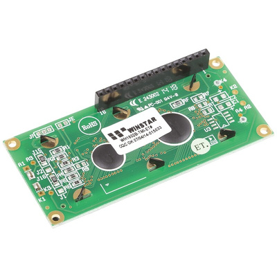 MikroElektronika MIKROE-55, Character LCD 2x16 with blue backlight LCD Display Development Board