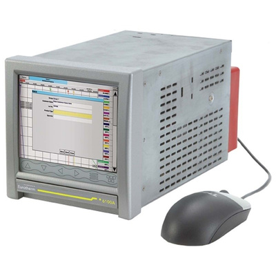 Eurotherm 6100A, 12 Channel, Paperless Chart Recorder Measures Current, Millivolt, Resistance, Voltage