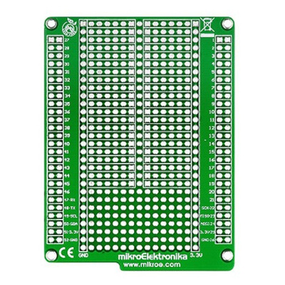 MikroElektronika MIKROE-767, mikromedia PROTO Expansion Board for PIC18FJ, PIC24, dsPIC33, PIC32, XMEGA