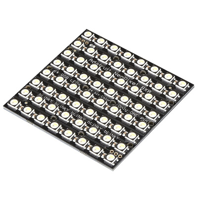Adafruit 2871, NeoPixel NeoMatrix 64 RGBW Natur Weiss LED Matrix Module