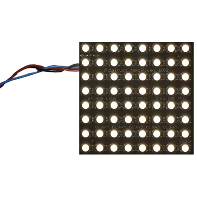 Adafruit 2871, NeoPixel NeoMatrix 64 RGBW Natur Weiss LED Matrix Module