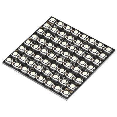 Adafruit 2872, NeoPixel NeoMatrix 64 RGBW Cool White LED Matrix Module