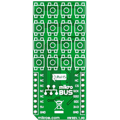 MikroElektronika 4 x 4 Key Keypad mikroBus Click Board