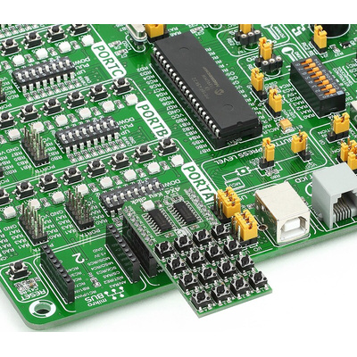 MikroElektronika 4 x 4 Key Keypad mikroBus Click Board