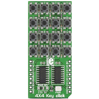 MikroElektronika 4 x 4 Key Keypad mikroBus Click Board