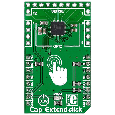 MikroElektronika Cap Extend Capacitive Touch mikroBus Click Board for MPR121